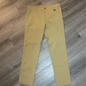 Adidas Cream Golf Straight Leg Pants